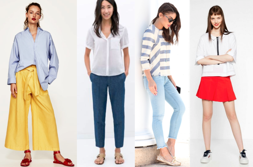 Inspirações de looks femininos para Home Office.