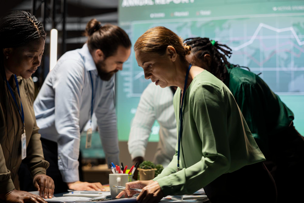 Pessoas definindo o que é eficiência operacional